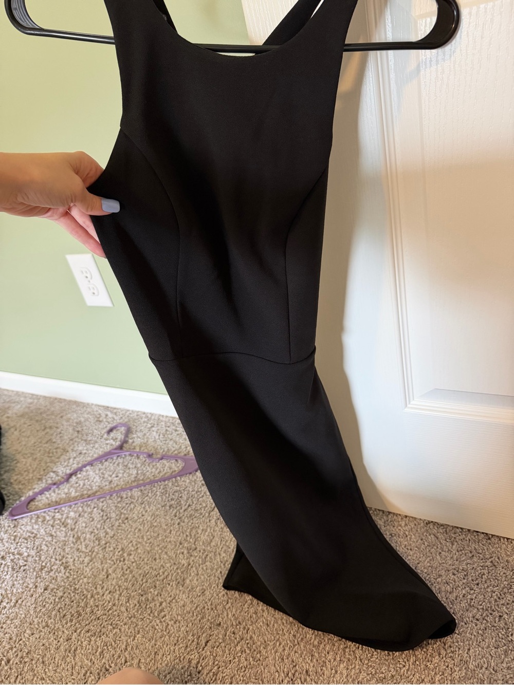 Lulu's Classic Black Bodycon Mini Dress